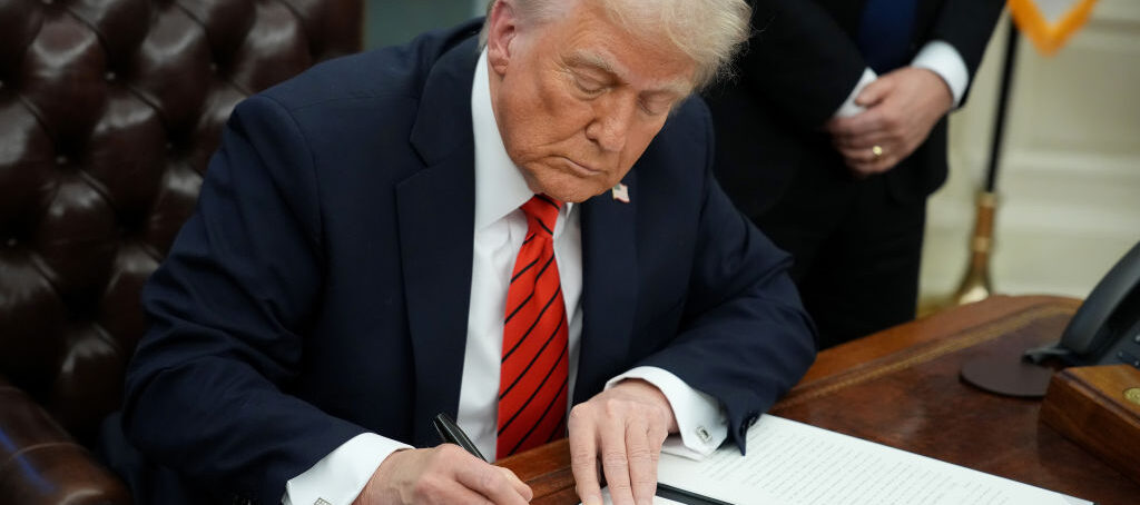 President Trump Signs Executive Orders At The White House